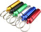 3 Size Waterproof Aluminum Pill Box Case Capsule Bottle Cache Drug Holder Keychain Container Colorful 6pcs, /L...