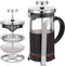 French Press Coffee Maker Carafe Coffee Presser Heat Resistant Glass with 3 Level Filtration System Stainless Steel Brews Coffee and Tea Press 12 ...