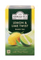 Ahmad Tea Black Tea, Lemon & Lime Twist Teabags, 20 ct (Pack of 1) - Caffeinated & Sugar-Free...