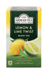 Ahmad Tea Black Tea, Lemon & Lime Twist Teabags, 20 ct (Pack of 1) - Caffeinated & Sugar-Free...