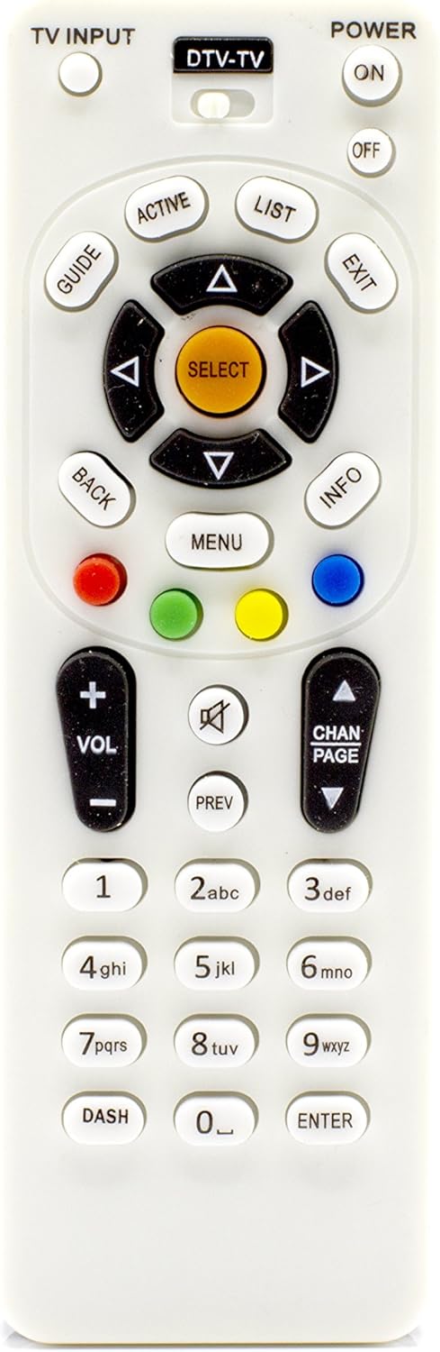 THE CIMPLE CO Simplified Remote Control Compatible with DIRECTV (Now AT&T) Receivers - Extra-Long-Life Batteries and Proprietary Code List - Progr...