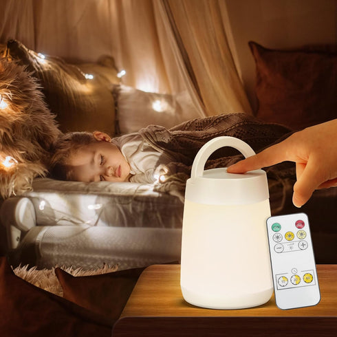 Night Light for Kids, Rechargeable Touch Sensor Night Light for Breastfeeding,Dimmable LED Lamp with Memory Function, Portable Design, Night Light...