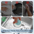 2Pcs Steel Wool Scrubber with Handle,Heavy-duty Stainless Steel Wool Scrubber for Pots, Pans, Grills, Ovens, Keep Your Hands Free from Cleaning Fl...