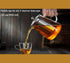 JIABO (32 oz/ 950 ml) Glass Teapot with Removable Stainless Steel Infuser,Borosilicate Glass Teapots,Tea Kettle,Stovetop Safe & Electric Stove Saf...