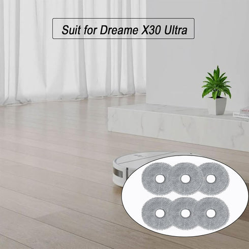 Mop Pad Accessories for Dreame X30 Ultra/ L10s Pro Ultra Heat / X40 ultra/ X30 Pro Plus/ X30 Pro Ultra Robotic Robot Vacuum, Washable and Reusable...