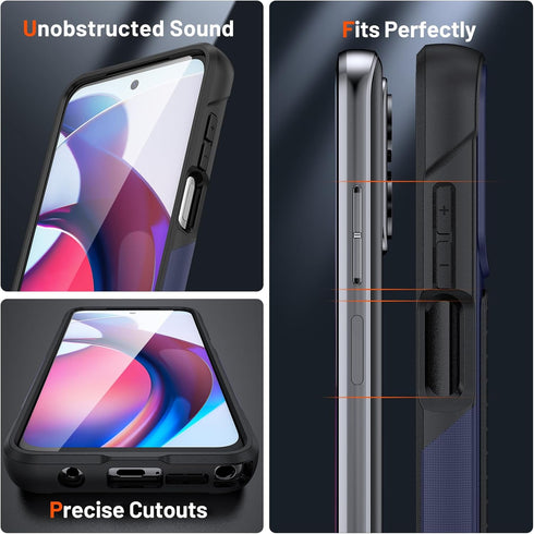 Jeylly for Motorola G Stylus 5G 2023 Case, Moto G Stylus 5G Case 2023 with 2Pcs Tempered Glass Screen Protector, Dual Layer Heavy Duty Shockproof ...