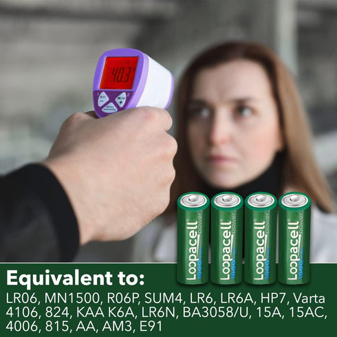 4 AA Rechargeable NiCD Battery, 1.2V 1000mAh High Capacity AA Batteries...
