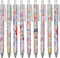 Maydahui 12PCS Rabbits Carrots Gel Pen Cute Cartoon Pens Retractable Printing Pen Black Ink for Students Office School Supply...