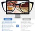 DOOViC Computer Reading Glasses Blue Light Blocking Anti Eyestrain Fashion Cat Eye Spring Hinge Readers for Women 1.75 Strength...