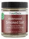 Viva Doria Alder Smoked Sea Salt, Alderwood Smoked Salt, Fine Grain, 5 Oz Glass Jar...