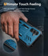 FNTCASE for Samsung Galaxy S23-FE Case: Military Grade Protective Hard Phone Case with Kickstand | Screen Protector | Shockproof TPU Full Protecti...