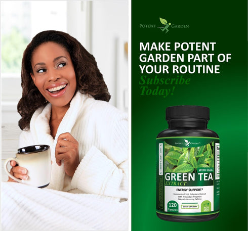 Green Tea Extract with EGCG Natural Energy, Mental Focus, Immune Support, Antioxidant and Healthy Heart Formula, Non-GMO 120 Green Tea Extract Cap...