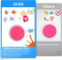 MoloTAR 8 Colors Rainbow Washable Large Ink Pads for Rubber Stamps Kids (Pack of 8)...