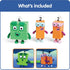 hand2mind Numberblock Four and The Terrible Twos, Cartoon Action Figure Set, Toy Figures, Play Figure Playsets, Small Figurines for Kids, Number T...