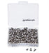 Shapenty Stainless Steel Earnuts Clutches Earring Safety Backs Stopper Replacements Earring Backing Jewelry Making Findings (Stainless Steel, 200P...