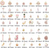 40pcs(20PAIRS) Assorted Gold Plated Enamel Animals Fruit Moon Star Dainty Dangle Flowers Pendants Charms for Jewelry Making Necklace Bracelet, Pin...
