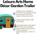Leisure Arts Gypsy Garden Trailer - Fairy Garden, Fairy Garden Accessories, Fairy Garden Kit, Fairy House, Fairy Garden Decor, Fairy Garden House,...
