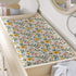Flowers Changing Pad Cover, Flowers Leaves Prints Baby Nursery Diaper Changing Table Pad Cover, Unisex Flowers Floral Pattern Diaper Changing Shee...