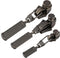 FixnZip (Black Nickel 3 Pack S,M,L) - Universal Zipper Repair Kit for Jackets, Luggage, Bags - Backpack Zipper Replacement Repair Kit...