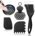 4pcs Cleaning Tool, Stainless Steel Cast Iron Skillet Cleaner, Cast Iron Scrubber Kit,Chainmail Scrubber with Scraper Tool for Cast Iron Pans, for...