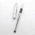 Rollerball Pen with Stylus, Classic Design, Germany Schneider Refill Black and Blue (Shiny Chrome Color)...