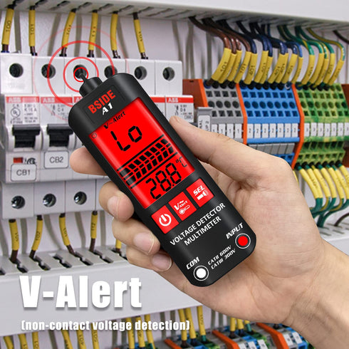 BSIDE Voltage Tester 3-Results Display Non-Contact Voltage Detector Pen, Integrated Multimeter, Dual Range AC 6V-1000V/90V-1000V Electrical Sensor...