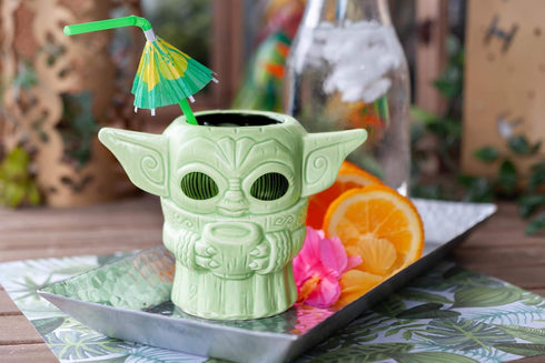Geeki Tikis Star Wars: The Mandalorian The Child Baby Yoda Mug | Official Star Wars Collectible Tiki Style Ceramic Cup | Holds 16 Ounces...