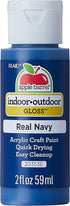 Apple Barrel Gloss Acrylic Paint in Assorted Colors (2-Ounce), 20353 Real Navy...
