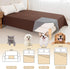 Dog Bed Cover for Pets - Blankets Rug Pads for Couch Protection Waterproof Bed Covers Dog Blanket Furniture Protector Reusable Changing Pad (Dark ...