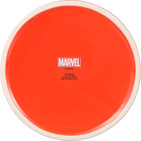 Marvel Comics Spiderman Ceramic Dog Bowl, 6-Inch | Red Ceramic Dog Bowl with Official Marvel Spiderman Detail| Medium Dog Food Bowl or Water Bowl ...