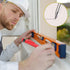 Outus Solid Carpenter Pencil for Construction and Refills with Built in Sharpener, Long Nosed Deep Hole Mechanical Pencil Marker Marking Tool for ...