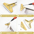 EHDIS Razor Blade Scraper, 1.5'' and 4'' Glass Scraper Tool, Floor Adhesive Remover Scraper with Metal Razor Blades, Paint Scraper Ideal for Clean...