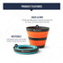 Sea to Summit Frontier Ultralight Collapsible 12 Ounce Camp Cup, Aqua Sea Blue...