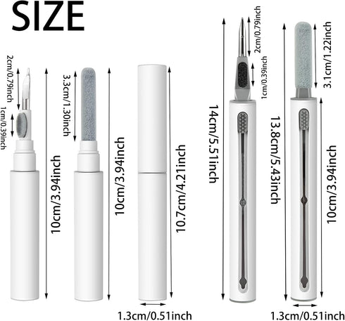 2pcs Airpod Cleaner Kit, Multi-Function Cleaner Kit for Airpods Bluetooth Camera Earphone Computer (White)......