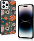 Vintage Pumpkins Head Flower Hear Phone Case Fit for iPhone iPhone 14 Pro Max, TPU Shockproof Protective iPhone Case Spooky Halloween Spider Web P...