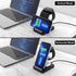Wireless Charger for Apple Multiple Devices, iphone Charging Station for iPhone 13/13 Pro/13 Pro Max/12/12 Pro Max/11/X, 3 in 1 Wireless Charger S...