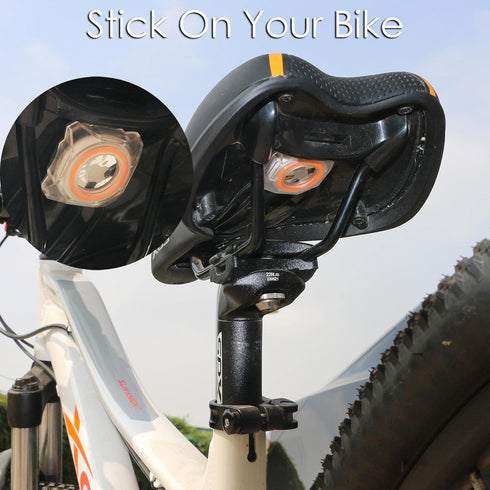 AirTag Holder Waterproof Stick-on Mount Case for Apple Airtag, 3M Double-Sided Adhesive Tape Hidden Protective GPS Tracker Case, Bike, Bicycle, Ca...