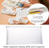 Plastic Envelopes with Zipper, 5 x 10 Clear Poly Envelope Folder for Money Receipts Coupons Bills, 10 Packs...