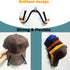Pmsanzay Cap Organizer Hanger, Hat Holder, Hat Rack, Hat Organizer for Wall Installation - great way to save space and keep all your hats in one p...