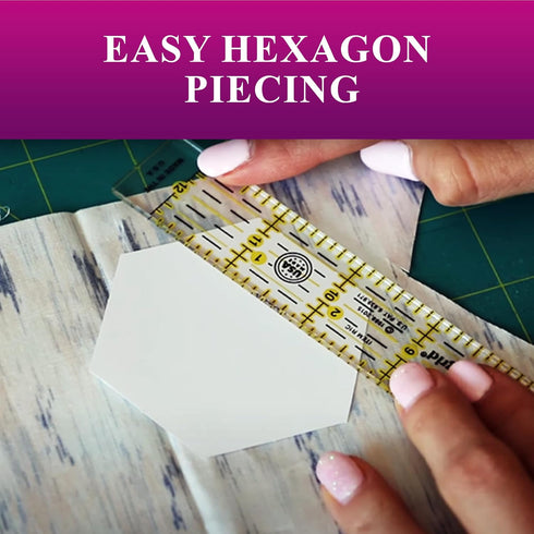 LaserThing Quilting Paper Templates | Handy Tools for Crafting Quilt Patterns | Ideal for Precision Quilting Projects | Includes 1'' Hexagon EPP S...