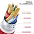 ATTACK SHARK Custom Coiled USB C to A Cable for Gaming Keyboard,Double-Sleeved Starlight Braided Cable with Detachable Metal Aviator 24K Gold Conn...
