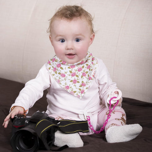 Baby Bibs, Baby Bandana Bibs for Boys Girls, Absorbent Baby Bib for Drooling and Teething Drool Bibs...