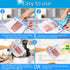 Reusable Vacuum Zipper Bags, 20 Sous Vide Bags for Anova and Joule Cookers, 3 Sizes Reusable Storage Bags with Double-layer Zippers for Food Saver...