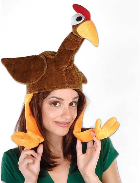 Beistle Plush Gobbler Turkey Hat...