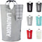 Caroeas 100L Laundry Basket,Large Laundry Hamper, Laundry Bag with Padded Handles, Clothes Hamper Stands Up Well, Collapsible Free Standing Easy S...