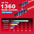 51Pieces T10 Impact Tough Magnetic Screwdriver Bit Set, 1 In. #10 Torx Head Power Bit Set, S2 Alloy Steel T10 Star Bit with 1Pcs Impact Bit Holder...