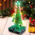 Adeept Colorful 3D Xmas Christmas Tree Led DIY Kits, 7 Color Flash RGB LED Circuit Electronic Assemble Funny Kits, STEM Project PCB Board for Stud...
