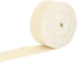 CleverDelights 2.5" Ivory Burlap Ribbon - Wired Edges - 25 Yards - Jute Burlap Fabric...