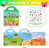 Sticker Book for Kids Ages 4-8, Reusable Sticker Books Educational Toys Learning Books, Seasons, Insects and My Body Stickers Book for Toddlers Ki...