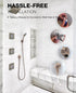 A725ORB Round Drop Ell Handheld Shower Wall Connector, Oil-Rubbed Bronze...